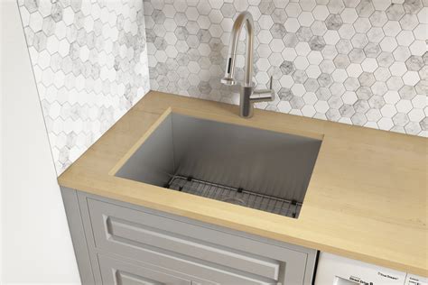 undermount laundry sink stainless steel